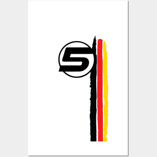 Sebastian Vettel minimal design Posters and Art